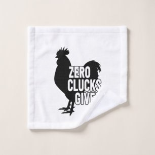 Zero Clucks Given  Bath Towel Set