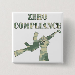 Zero Compliance AK47 Camo 15 Cm Square Badge