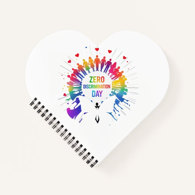 Zero Discrimination Day  Notebook (Front)