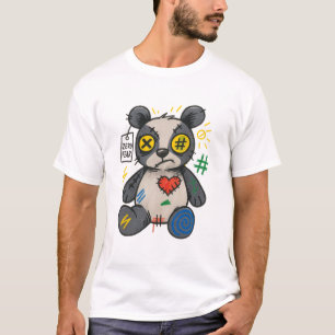 Zero Fear Panda — Emo Rebel T-Shirt