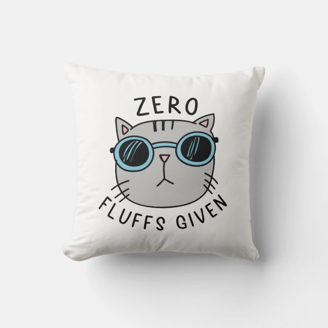 Zero Fluffs Given Cushion (Front)