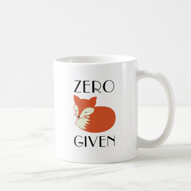 Zero Fox Given Coffee Mug (Right)
