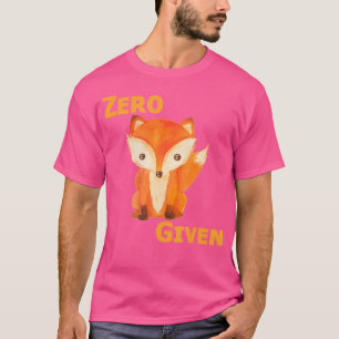 Zero Fox Given Cute Red Haired Animal T-Shirt