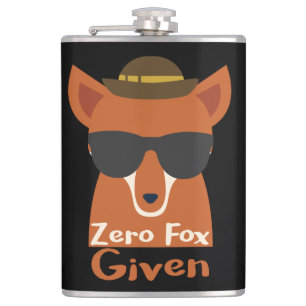 Zero Fox Given Hip Flask