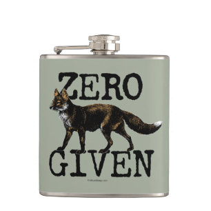 Zero (Fox) Given Hip Flask