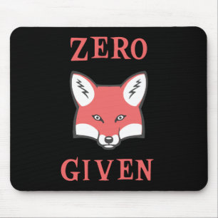 Zero (Fox) Given Mouse Mat