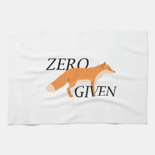 Zero Fox Given Tea Towel