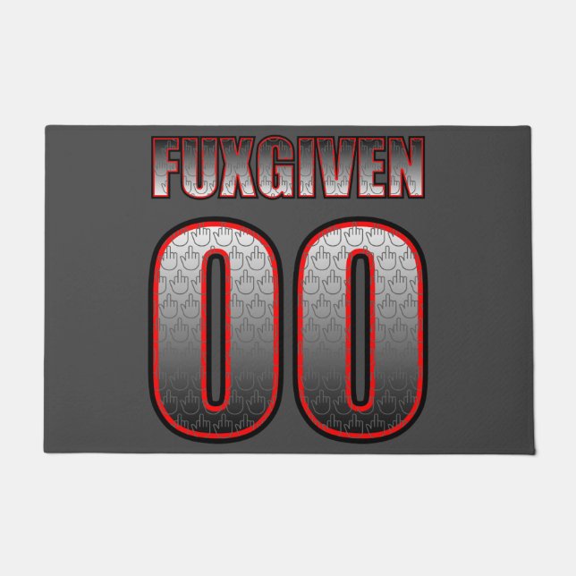 Zero Fuxgiven Doormat (Front)