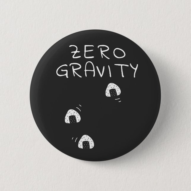Zero Gravity 6 Cm Round Badge (Front)