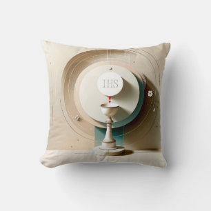 Zero Group Style Communion Host and Chalice Cushion