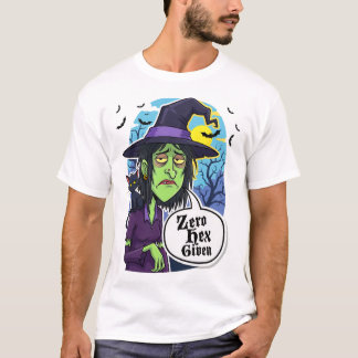Zero Hex Given Funny Witch Halloween Costume Tee 