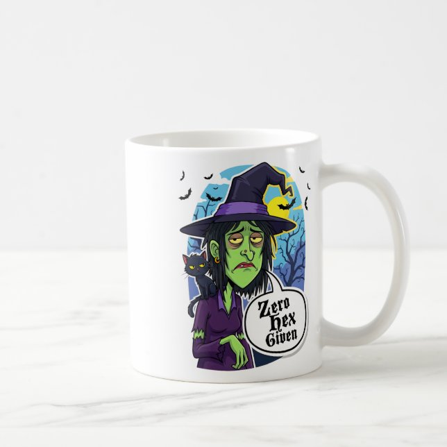 Zero Hex Given Funny Witch Halloween Costume Tee  Coffee Mug (Right)