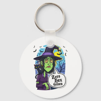 Zero Hex Given Funny Witch Halloween Costume Tee  Key Ring
