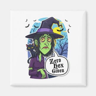Zero Hex Given Funny Witch Halloween Costume Tee  Magnet