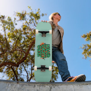 Zero Lucks Given St. Patrick's Day Skateboard