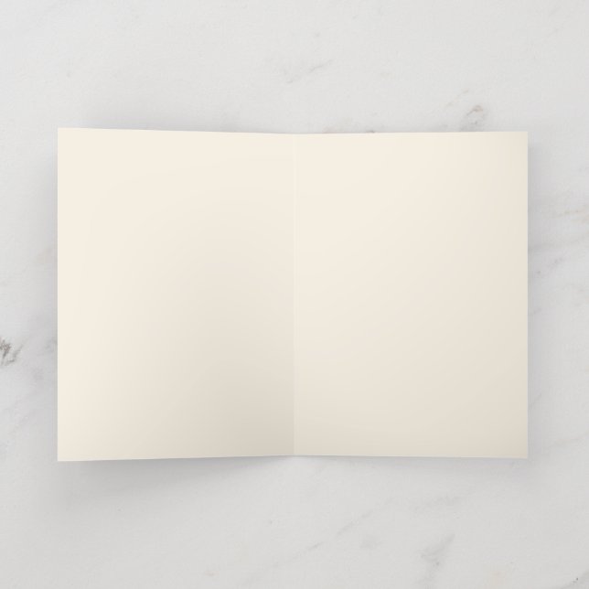 Zero Plans, Maximum Vibes Foil Greeting Card (Inside Laydown)