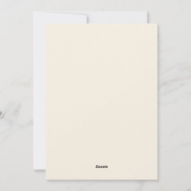 Zero Plans, Maximum Vibes Holiday Card (Back)