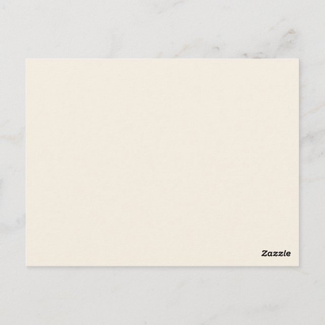 Zero Plans, Maximum Vibes Postcard (Back)