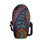 Zero small messenger bag peacock paisley