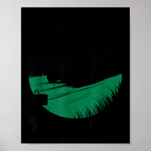 Zero-turn Lawn Mower We Ride At Dawn Funny Dad Mow Poster