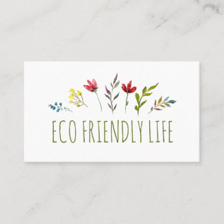Zero Waste Eco Friendly Business Card