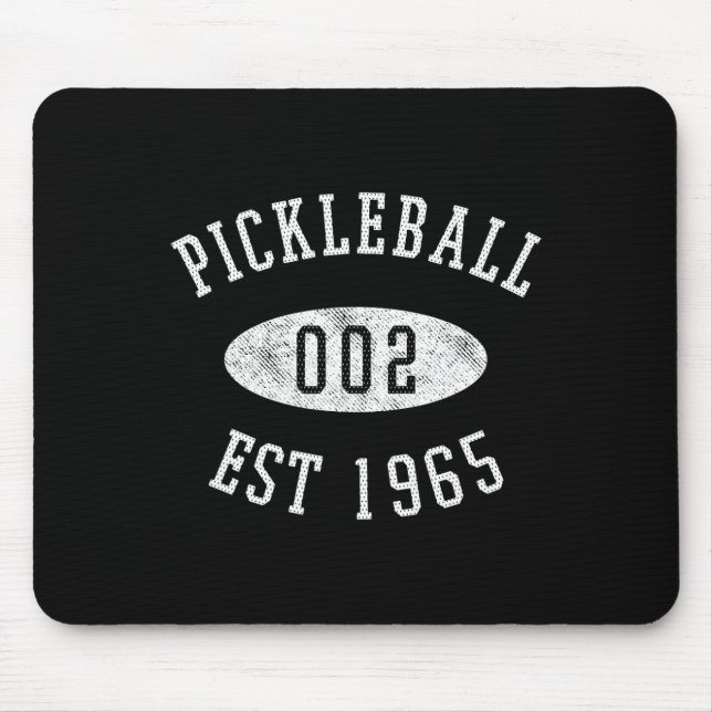 Zero Zero Two Funny Pickleball  Mouse Mat (Front)