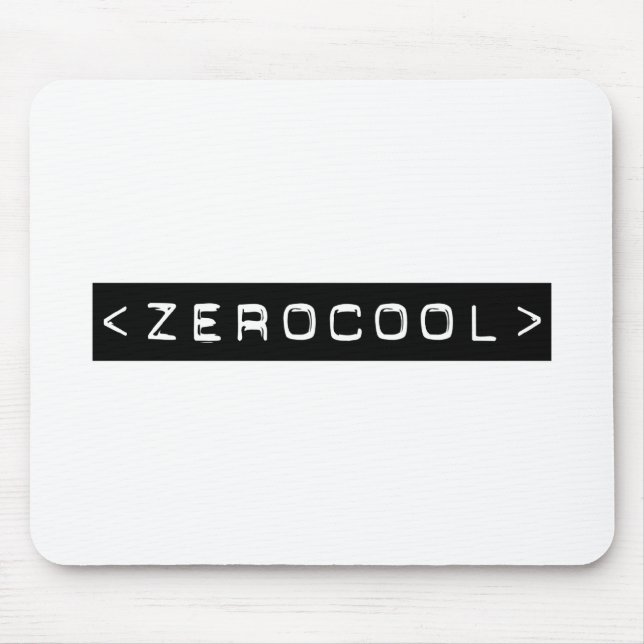 Zerocool Hackers Mouse Mat (Front)