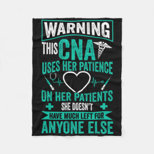 Zertifizierte Pflegeistentin Geschenk Cna Nurse - Fleece Blanket