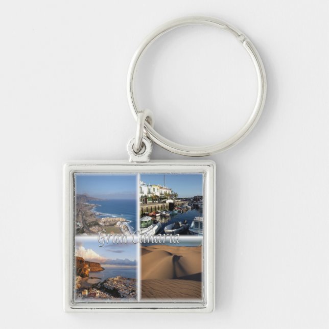 zES005 GRAN CANARIA, Canary Islands, Keychain (Front)