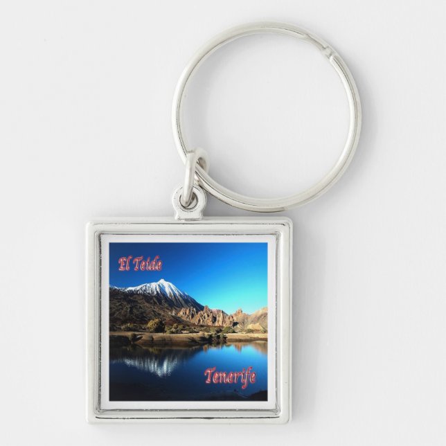 zES006 EL TEIDE Tenerife Spain, Key Ring (Front)