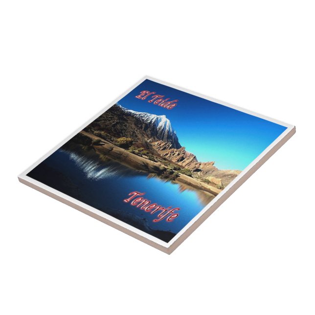 zES006 EL TEIDE Tenerife Spain, Tile (Side)