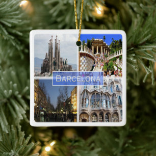 zES010 BARCELONA, Spain, Europe, Ceramic Ornament