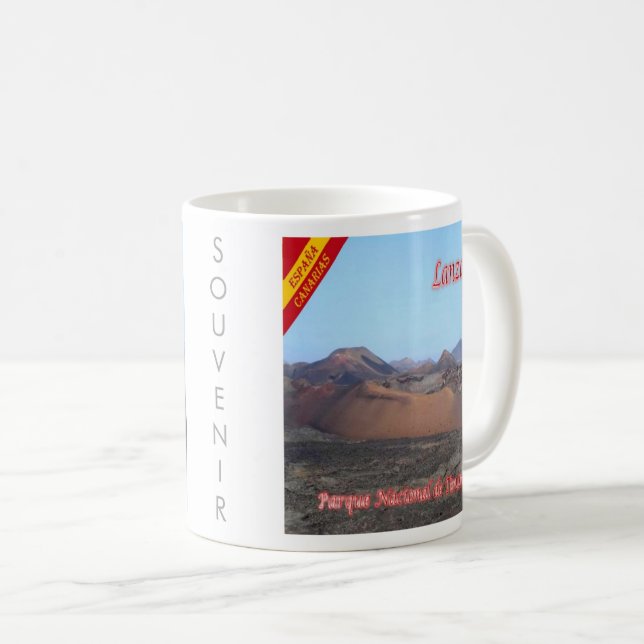 zES011 TIMANFAYA NATIONAL PARK Lanzarote, Coffee Mug (Front Right)