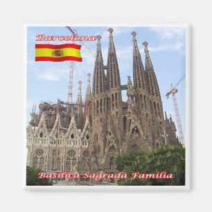 zES013 BARCELONA Basilica Sagrada Familia, Fridge  Magnet