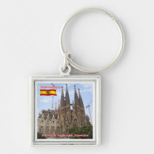 zES013 BARCELONA Basilica Sagrada Familia, Key Ring