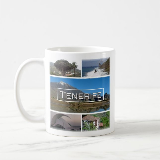 zES045 TENERIFE, Canary Islands, Spain, Coffee Mug (Left)