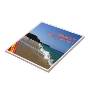 zES088 LANZAROTE, PAPAGAYOS BEACH, Spain, Tile