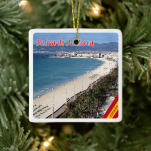 zES101 PALMA DE MALLORCA, Spain, Ceramic Ornament