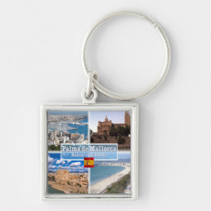 zES107 MALLORCA PALMA, Balearic Islands, Key Ring