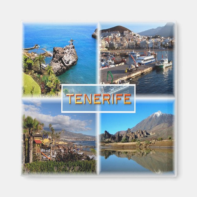 zES108 TENERIFE, LOS GIGANTOS, SANTA CRUZ,  Magnet (Front)