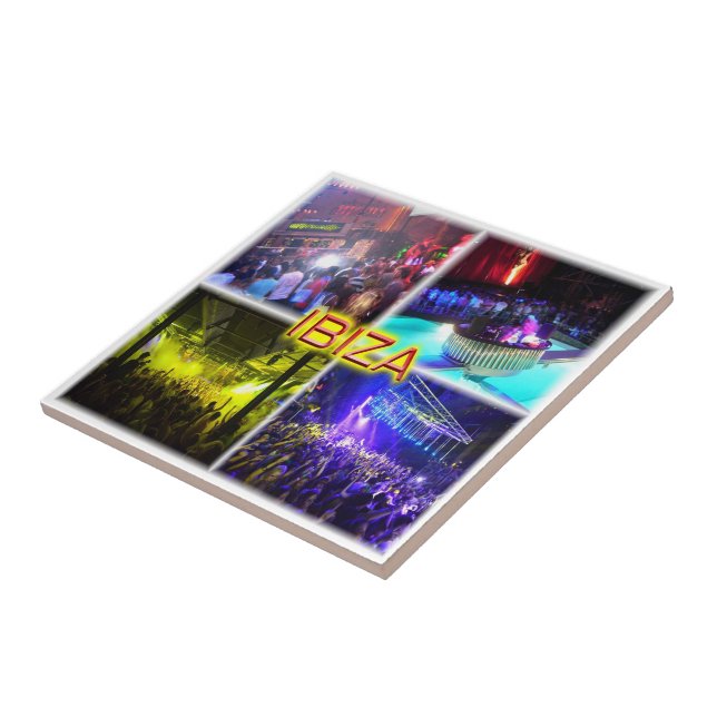 zES110 disco in IBIZA, Balearic, Spain,  Tile (Side)