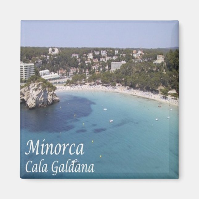 zES121 MENORCA, Cala Galdana, Balearic, Fridge Magnet (Front)