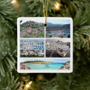 zES163 PALMA Mallorca Deia Soller. Ceramic Ornament