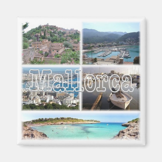 zES163 PALMA Mallorca Deia Soller - Fridge Magnet (Front)