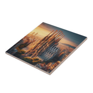 zESa13 BARCELONA Basilica Sagrada Familia, Tile