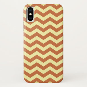 Zest Cream Neutral Chevrons iPhone X Case