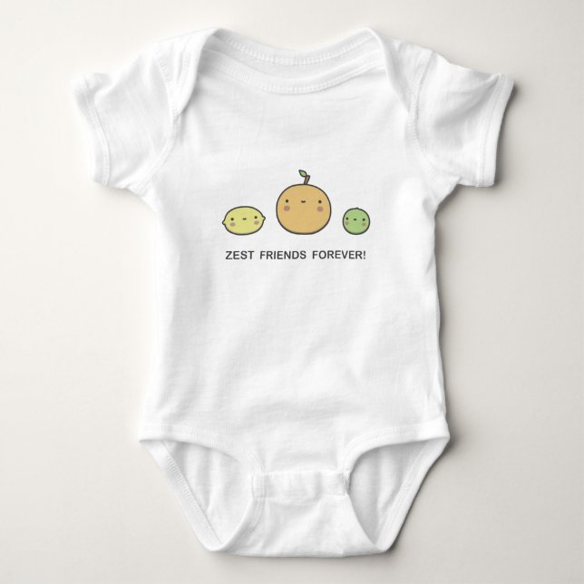 Zest Friends Forever! Baby Bodysuit (Front)