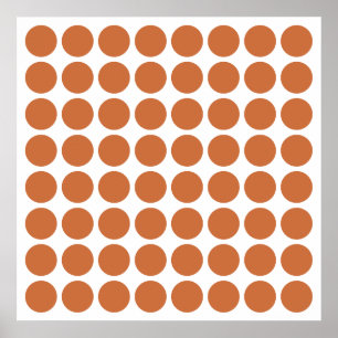 Zest Neutral Dots Poster