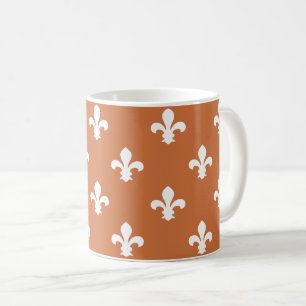 Zest Neutral Fleur de Lys Coffee Mug