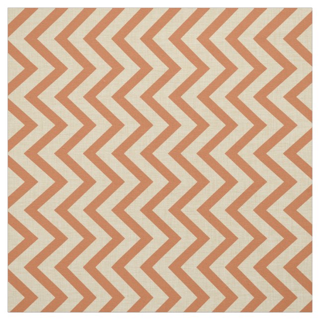Zest Spice Moods Chevrons Fabric (Swatch)
